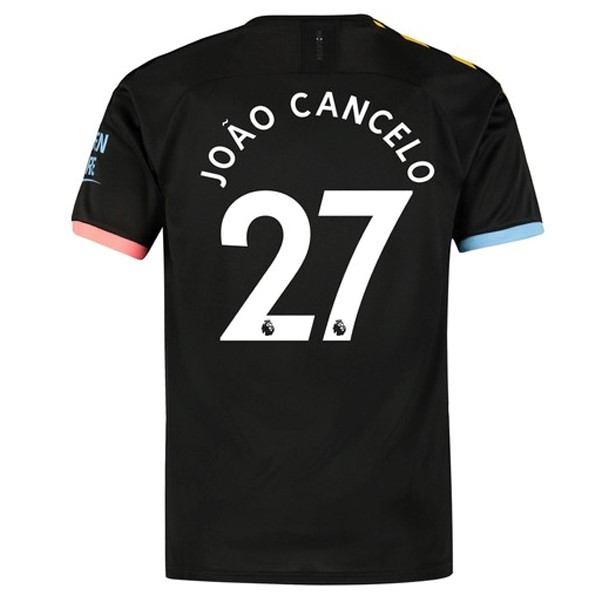 Camiseta Manchester City NO.27 Cancelo 2ª 2019-2020 Negro